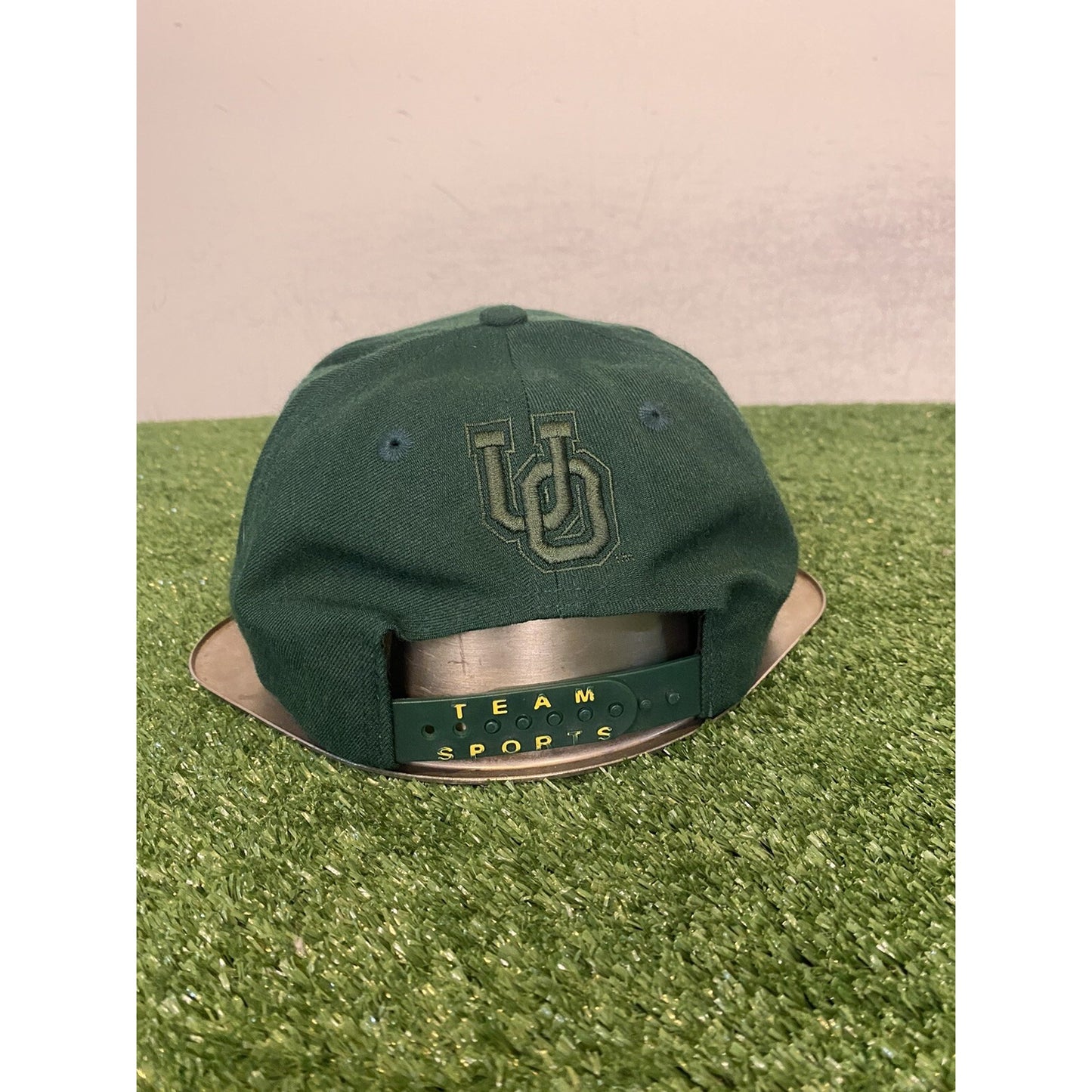 Oregon Ducks hat cap snap back green nike vintage wool football 1990s mens