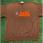 Mens Vintage 1990s Puma Cleveland Browns crewneck sweatshirt XL brown dawg pound