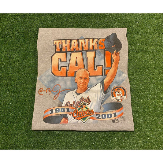 Vintage Lee Sport Baltimore Orioles Cal Ripken Jr. Farewell 20 years t-shirt XL