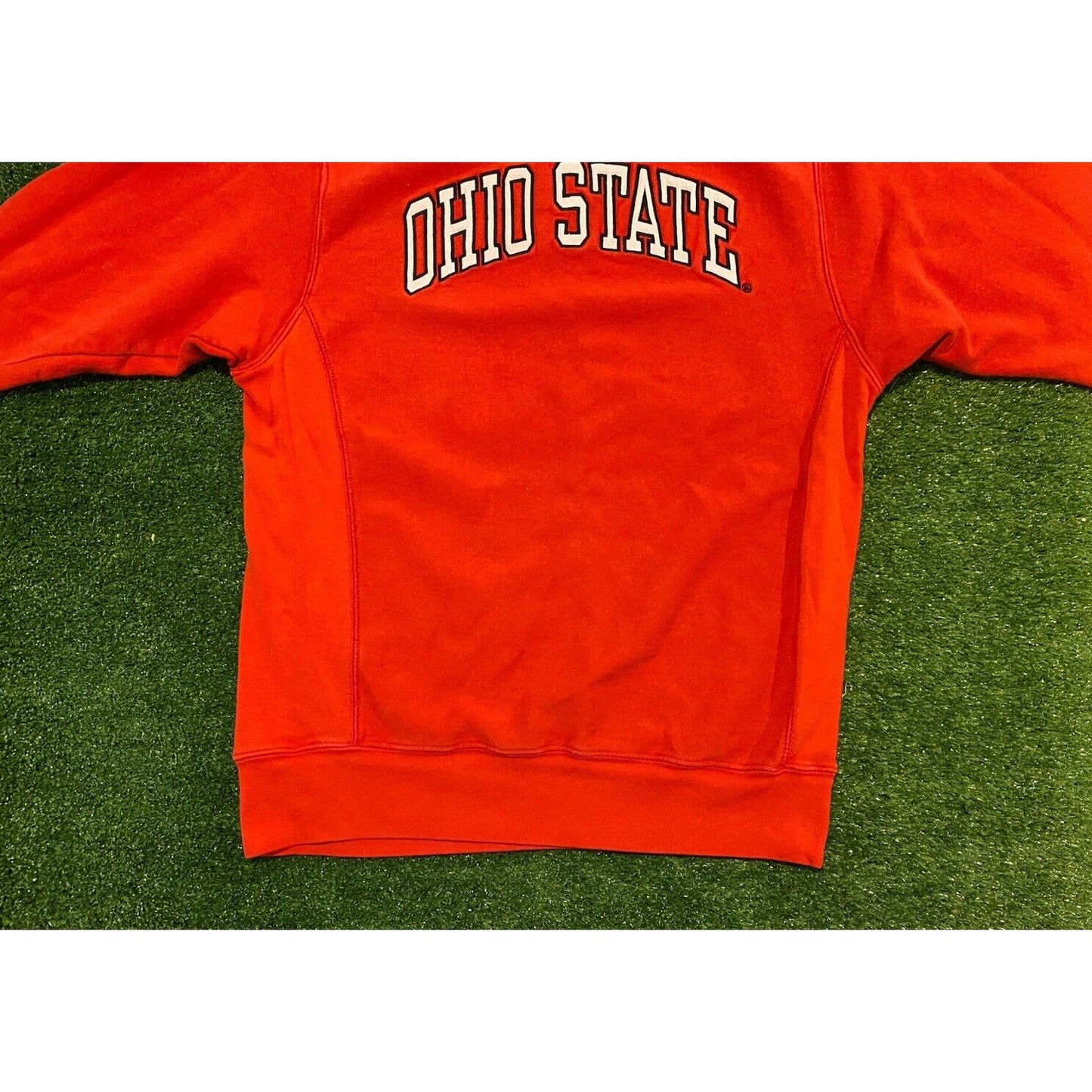 Vintage Y2K Retro Ohio State Buckeyes arch crewneck sweatshirt medium red