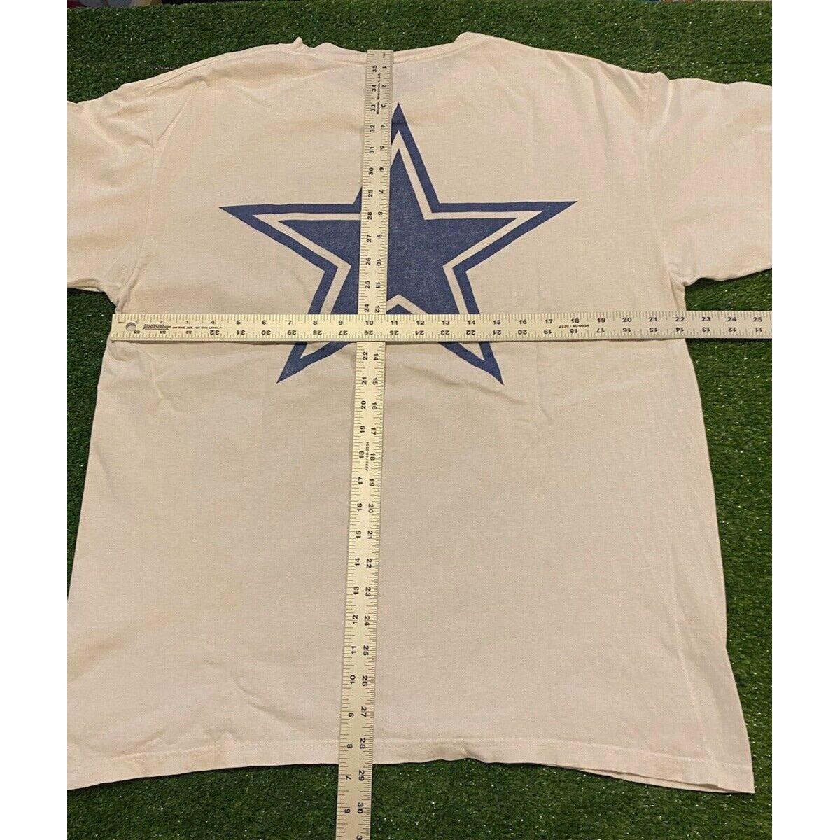 Vintage Dallas Cowboys shirt large white Starter 90s mens adult double sided