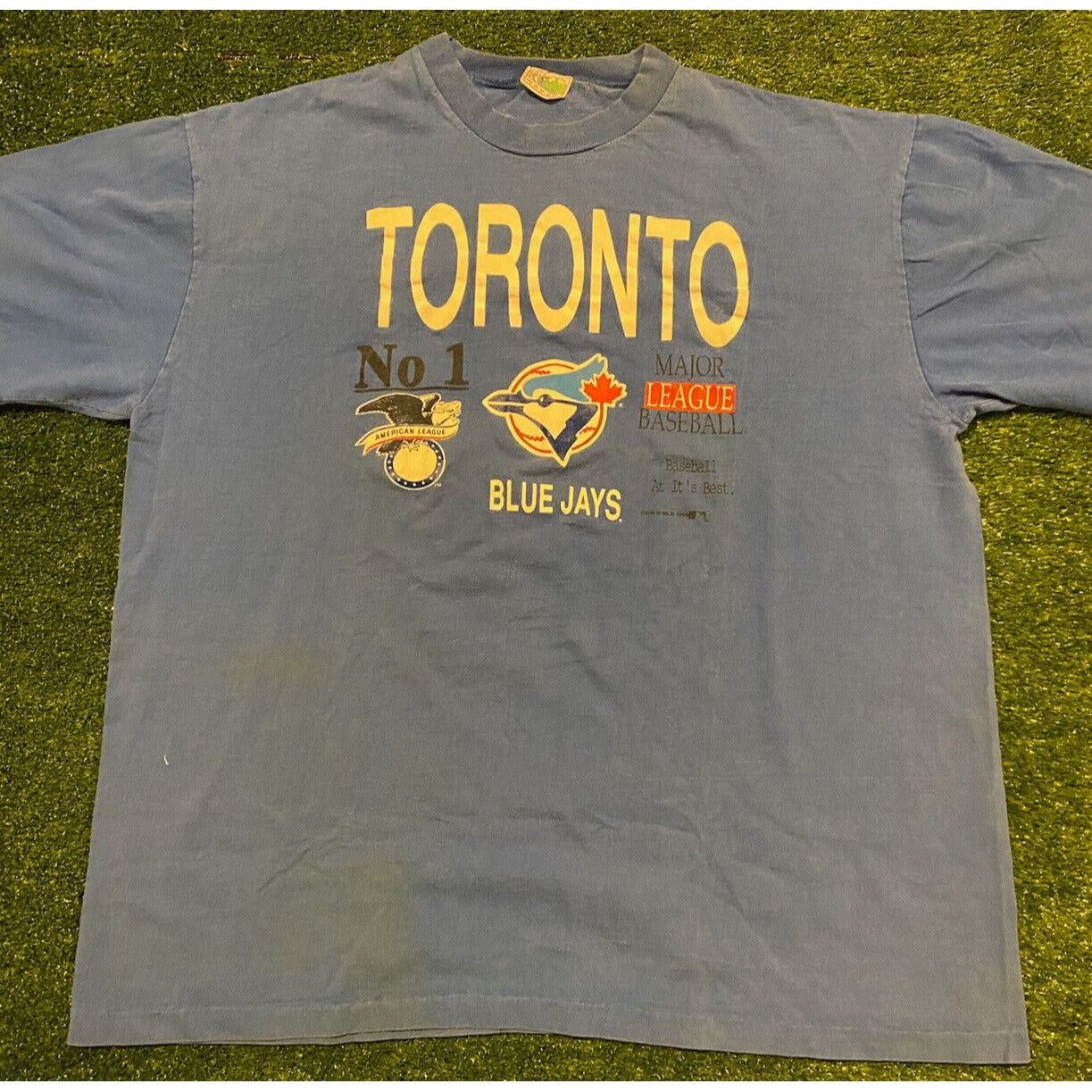 Vintage Retro 1990 Toronto Blue Jays Baseball at its best t-shirt XL MLB