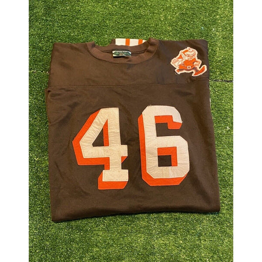 Vintage Cleveland Browns jersey mens 3XL brown orange Stall & Dean elf football