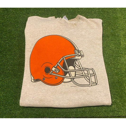 Vintage Cleveland Browns sweatshirt extra large gray crew neck mens 90s adult