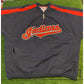 Vintage Cleveland Indians jacket large mens adult Majestic Chief Wahoo blue Y2K