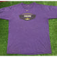 Vintage 1990s Retro Nike LSU Tigers Center Swoosh Diamond t-shirt XL purple