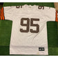 Vintage Puma Cleveland Browns Jamir Miller #95 football jersey white medium