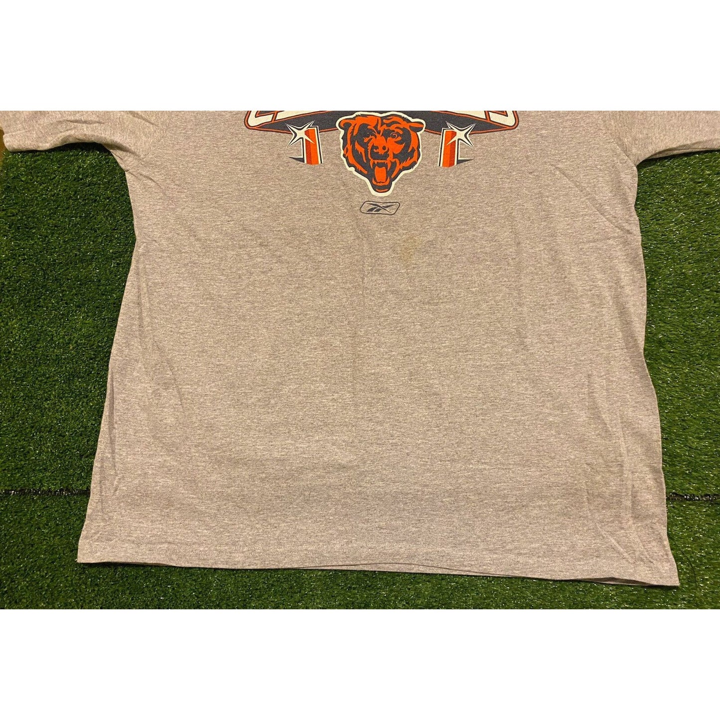 Vintage Y2K Reebok Chicago Bears 2006 NFC Conference Champions t-shirt XL gray