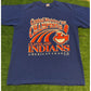 Vintage Cleveland Indians shirt mens extra large blue red chief wahoo playoffs