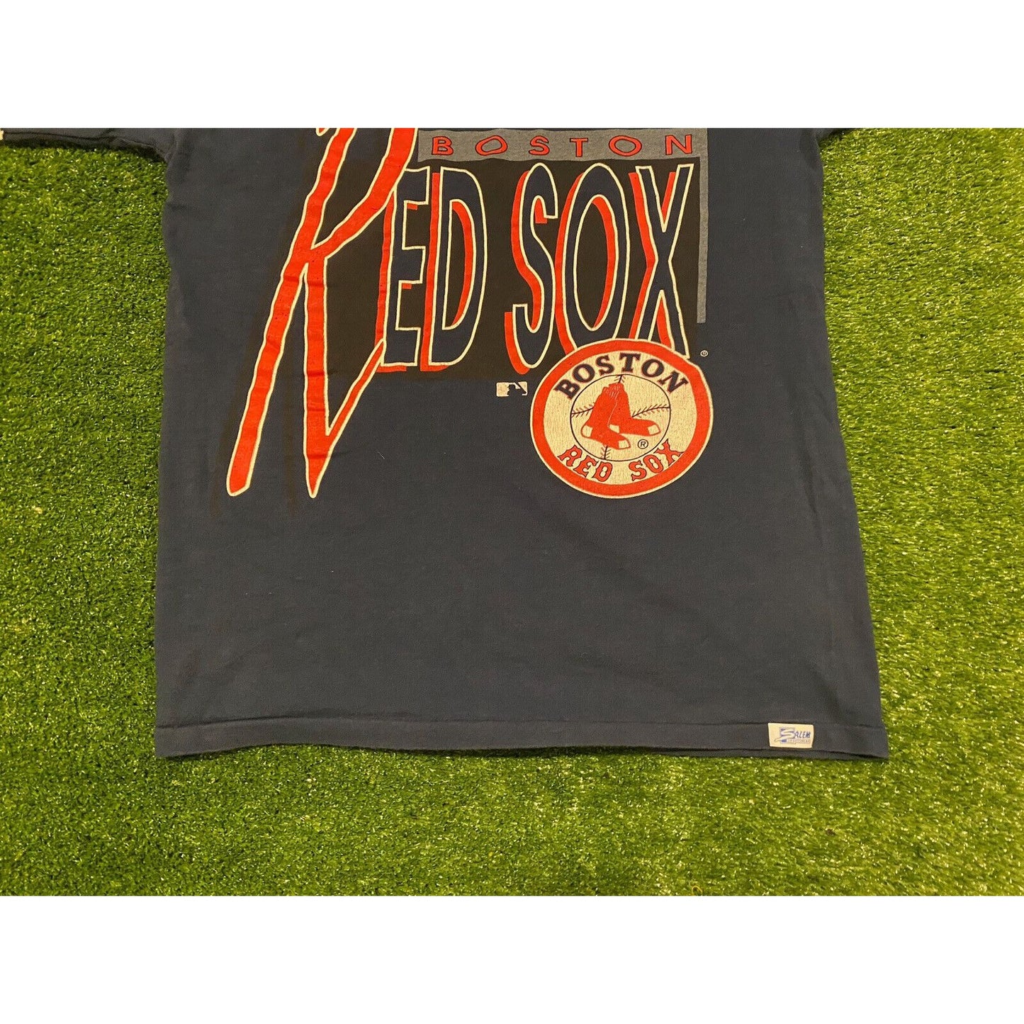 Vintage Salem Sportswear 1990's Boston Red Sox spell out logo t-shirt Medium