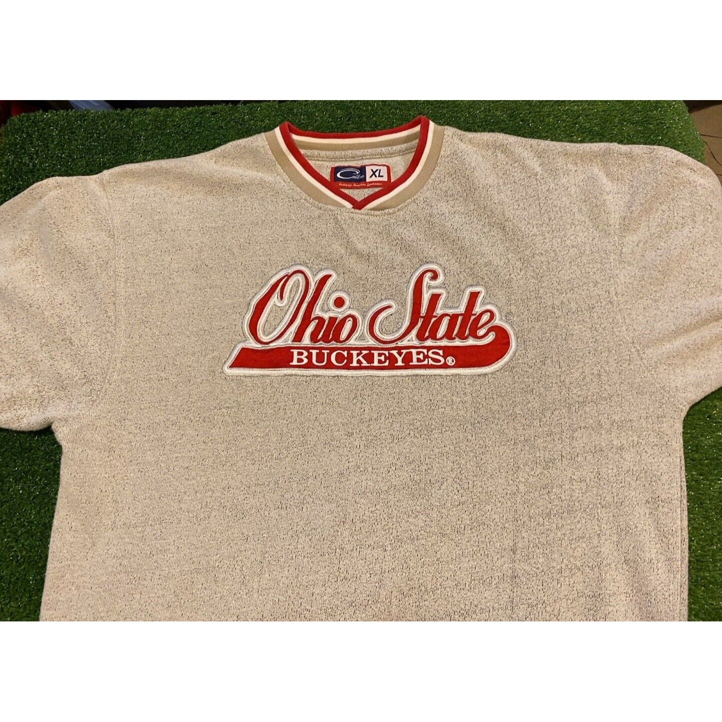Vintage Ohio State Buckeyes sweatshirt extra large gray crewneck OSU adult Y2K