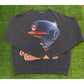 Vintage Cleveland Indians sweatshirt mens large crew neck chief wahoo 90s blue