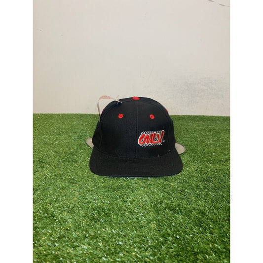 Vintage UNLV Runnin Rebels hat cap snap back new black adult 90s block head