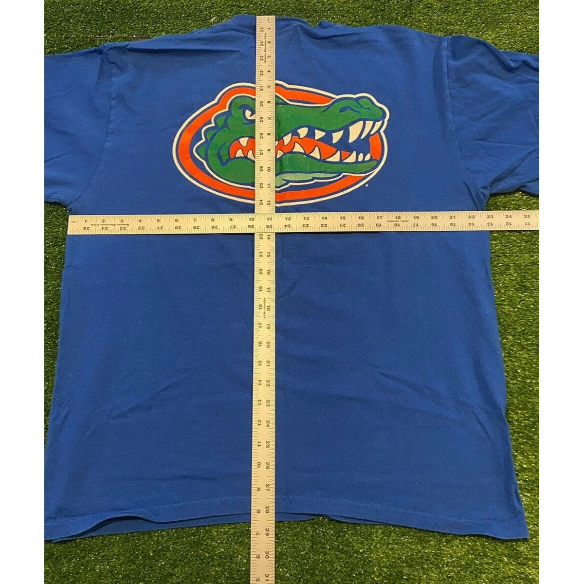 Vintage The Cotton Exchange Florida Gators logo double sided t-shirt XL blue