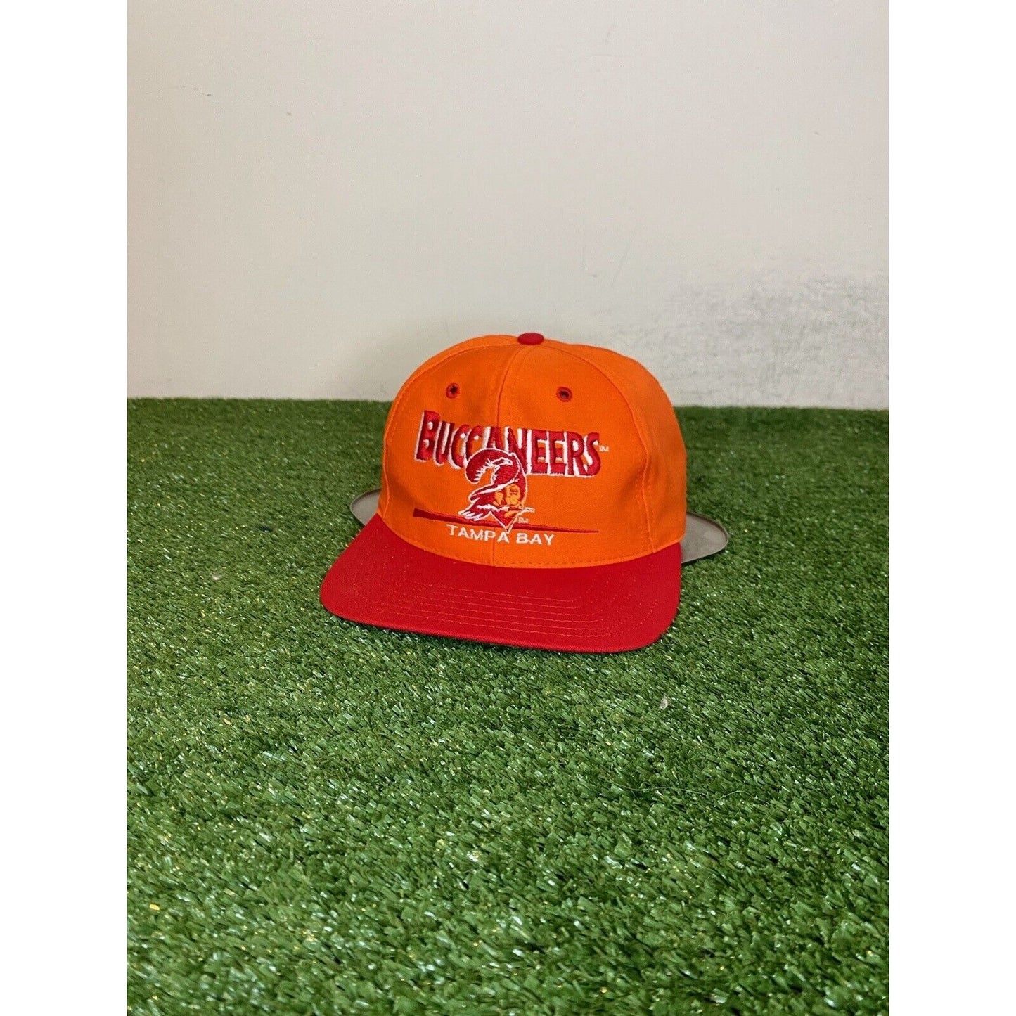 Vintage Tampa Bay Buccaneers hat cap snap back adult orange creamsicle eastport