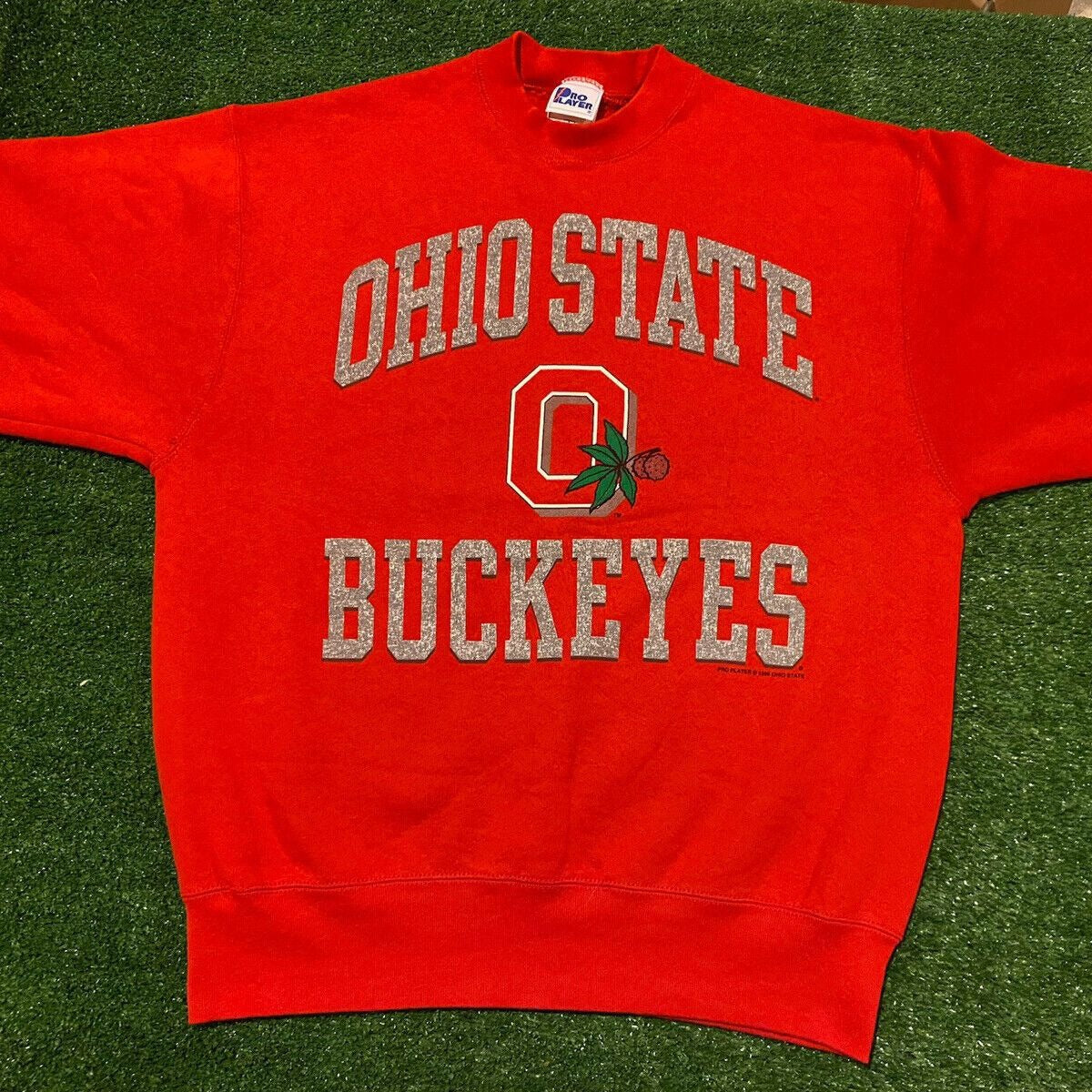 Vintage Pro Player 90s Ohio State OSU Buckeyes arch crewneck sweatshirt large