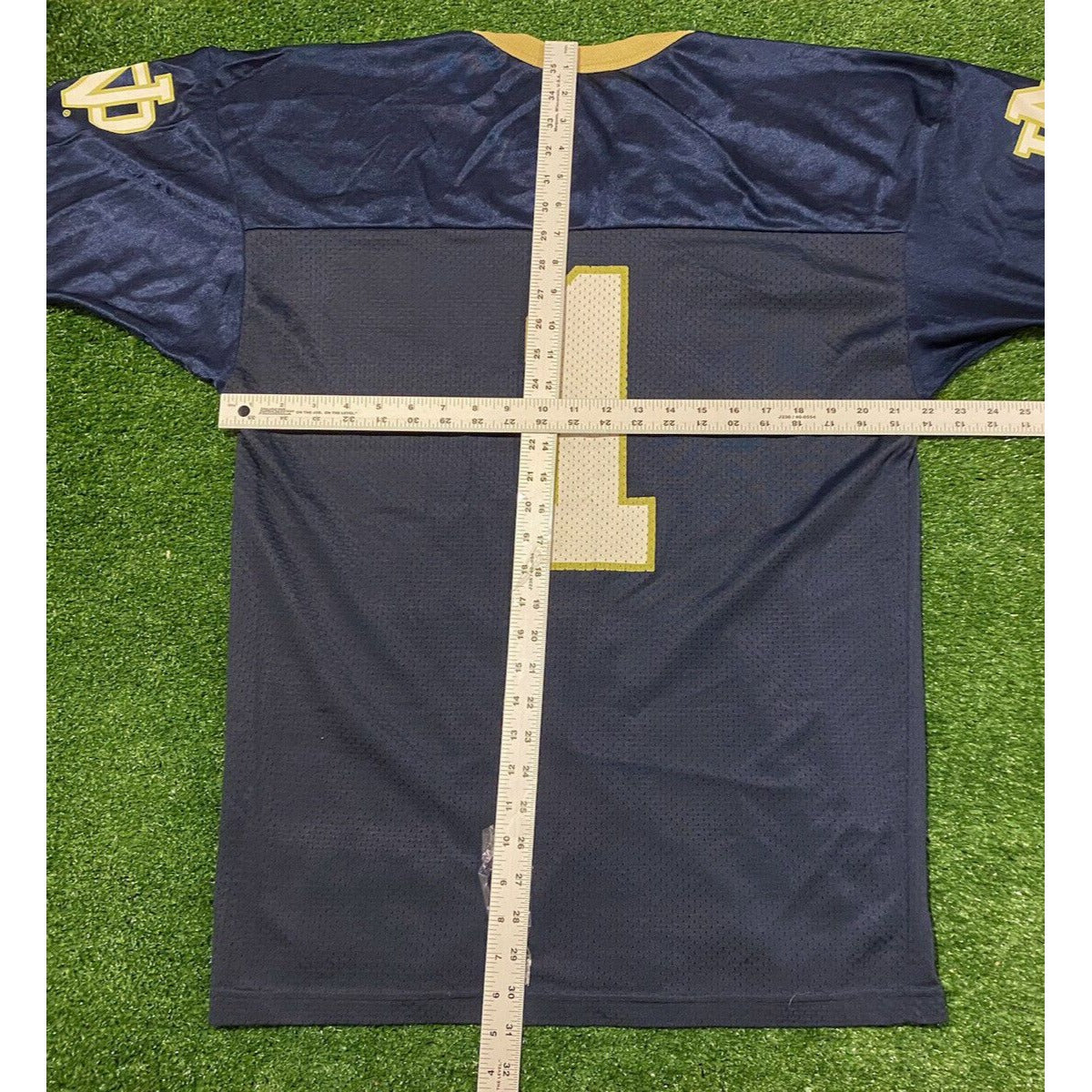 Vintage 1990s Champion Notre Dame Fighting Irish Football jersey #1 large