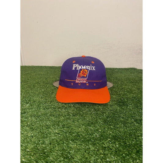 Vintage Phoenix Suns hat cap snap back purple orange Twins Enterprise 90s mens