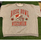 Vintage Wisconsin Badgers sweatshirt extra large football mens gray Rose Bowl