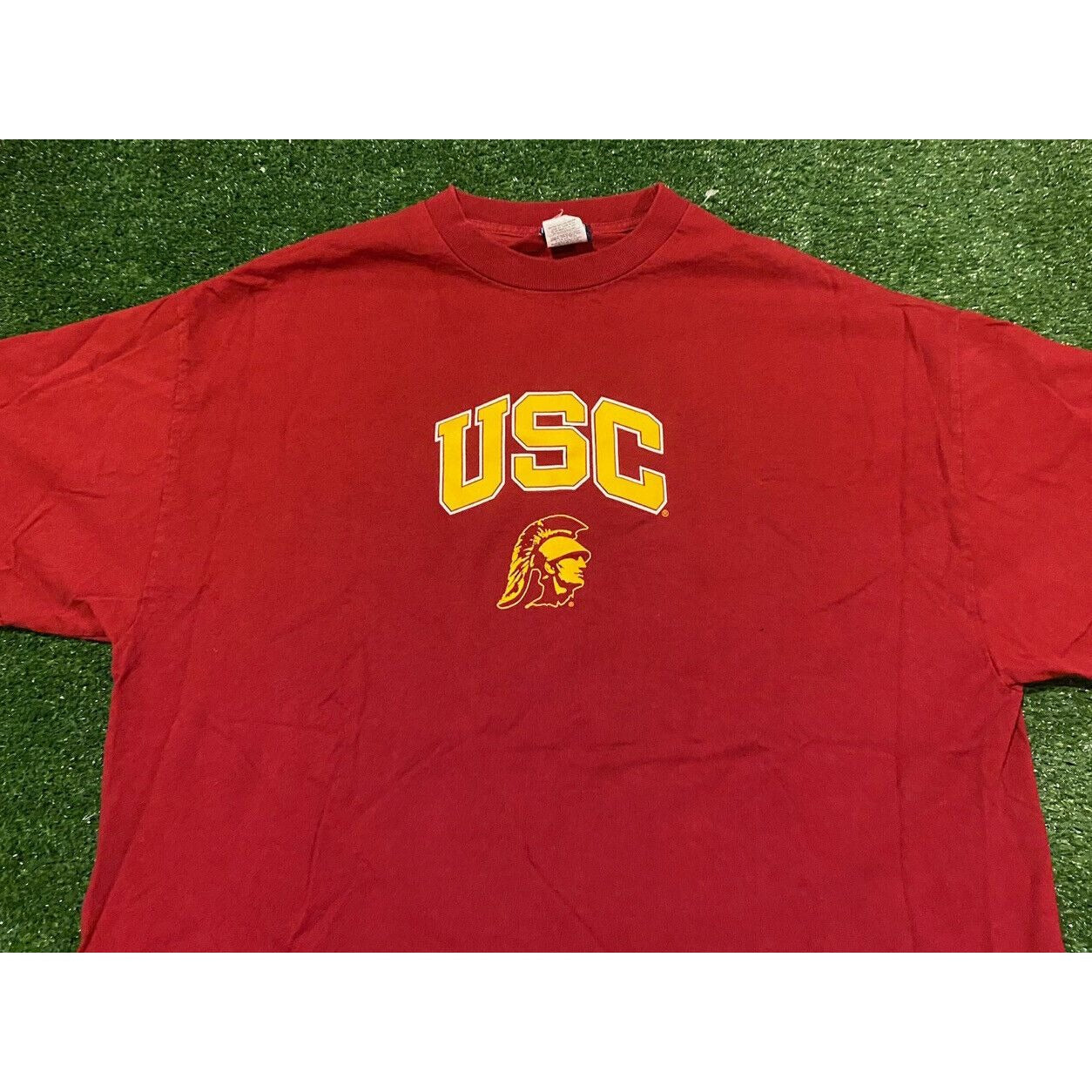 Vintage Champs Team Edition Apparel USC Southern Cal Trojans arch t-shirt XL