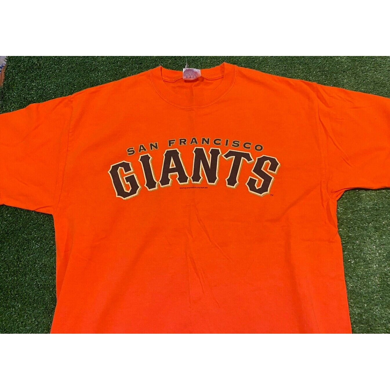 Vintage San Francisco Giants tshirt large orange adult mens 2000s baseball