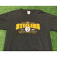 Vintage YTK NFL Team Pittsburgh Steelers graphic logo t-shirt black large