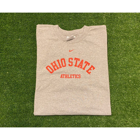 Vintage Y2K Nike Ohio State Buckeyes athletics arch center swoosh t-shirt XL