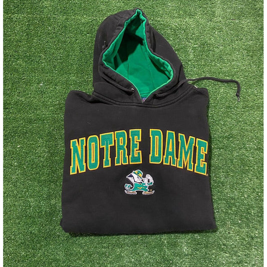 Vintage Y2K Team Edition Apparel Notre Dame Fighting Irish hoodie sweatshirt L