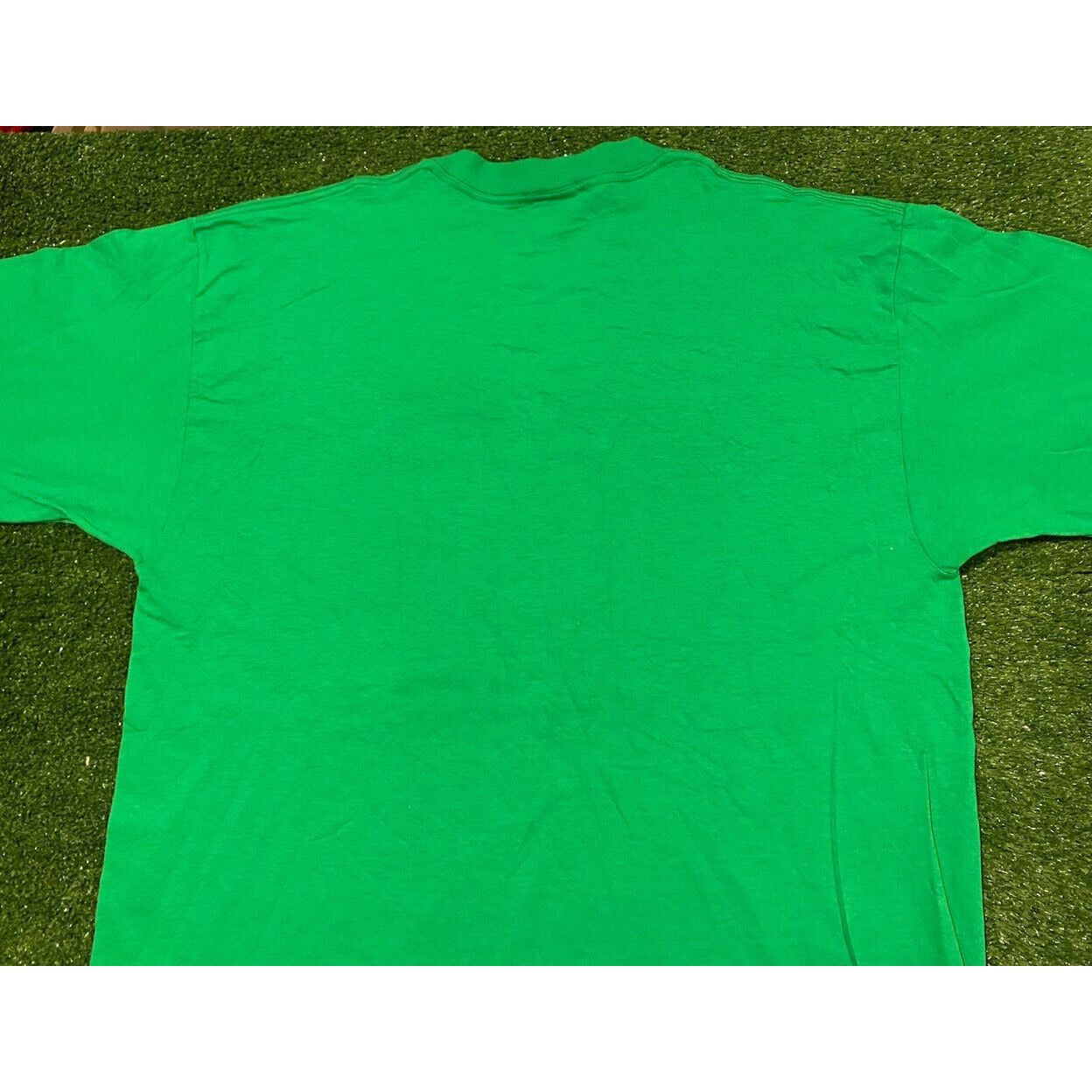 Retro Y2K Fruit of The Loom Notre Dame Fighting Irish Big logo t-shirt XL green