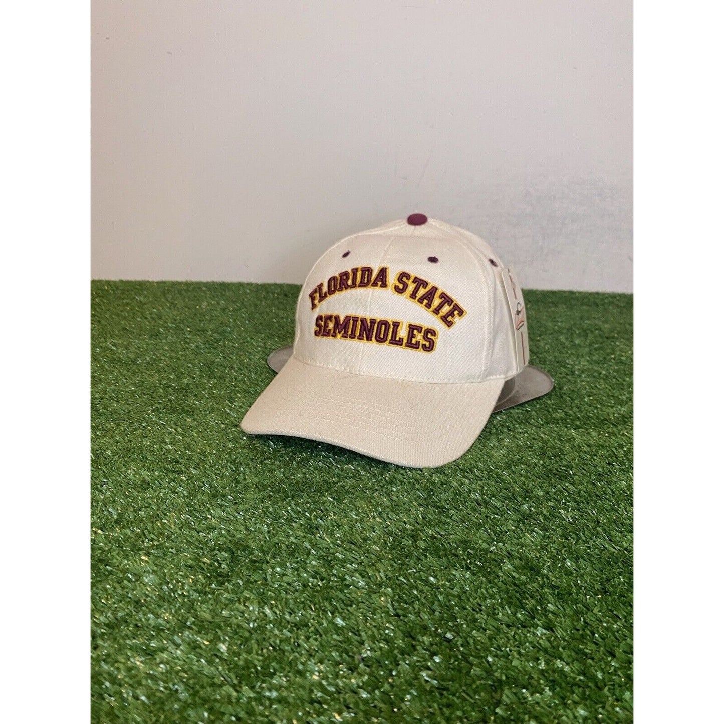 Vintage HMI Headwear Florida State Seminoles arch logo strapback hat cap retro