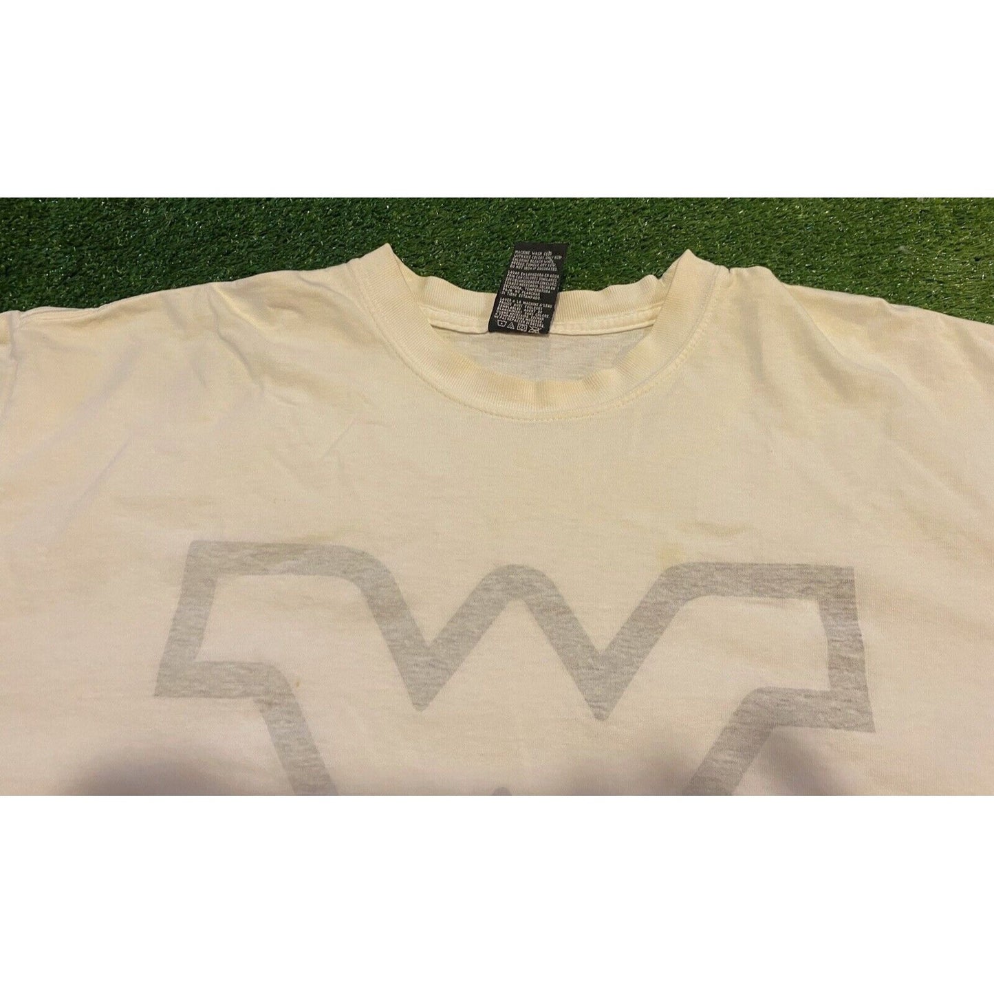 Vintage Starter West Virginia WVU Mountaineers shadow logo t-shirt XL white