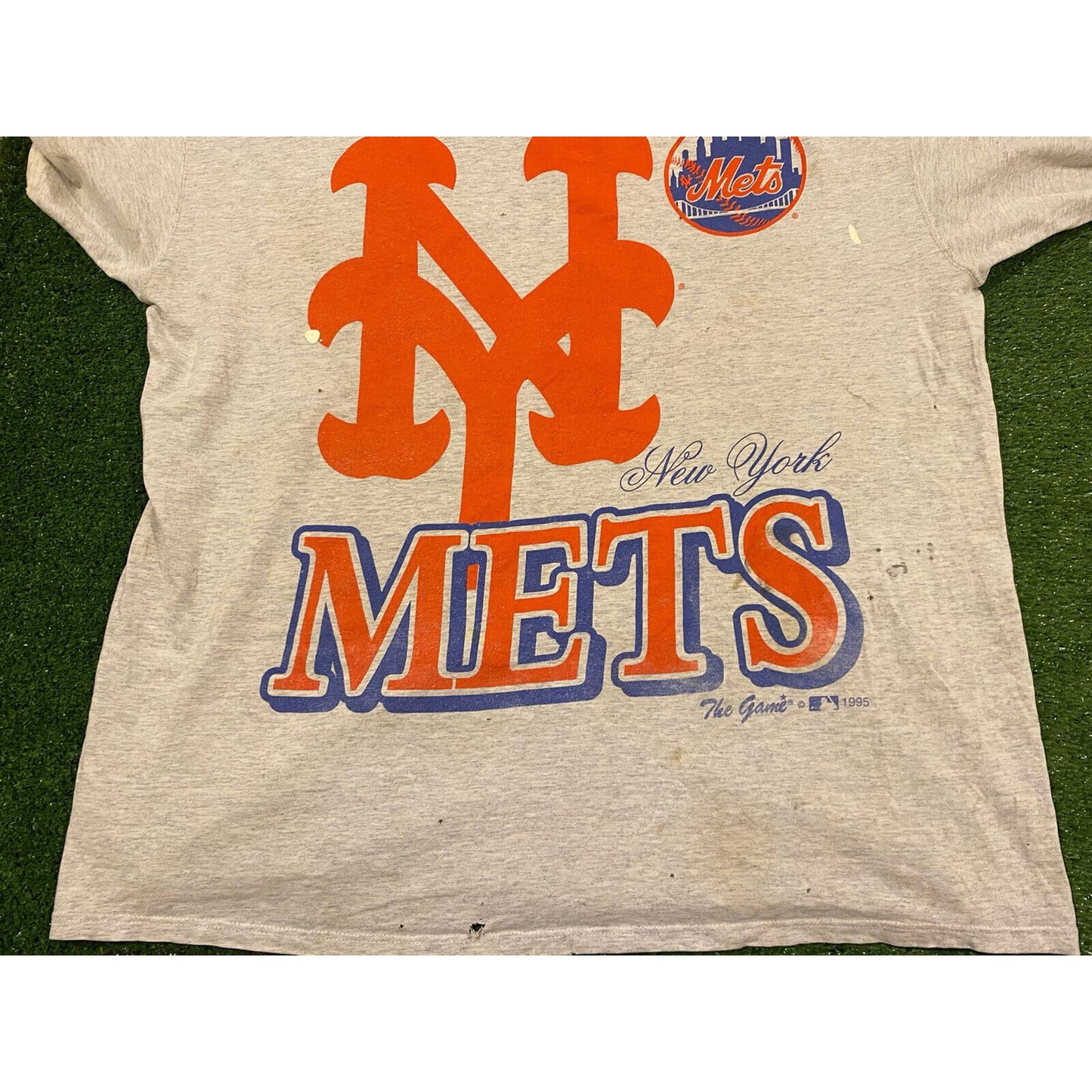 Vintage 1995 The Game New York Mets all over print t-shirt XXL