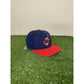 Vintage Cleveland Indians hat cap snap back blue red chief wahoo wool mens