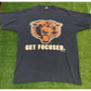 Vintage Chicago Bears shirt mens large blue orange 90s short sleeve unisex 18