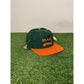 Vintage Miami Hurricanes hat cap snap back green orange deadstock football mens