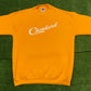 Vintage Fruit of the Loom Officially Licensed embroidered script Cleveland crewneck sweatshirt oversized Medium / large