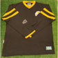 Vintage Pittsburgh Steelers sweater mens extra large black yellow Mirage #32 18