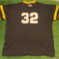 Vintage Pittsburgh Steelers sweater mens extra large black yellow Mirage #32 18