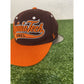 Vintage Virginia Tech hokies hat cap snap back orange maroon script tailsweep