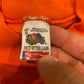 Vintage Fruit of the Loom Officially Licensed embroidered script cleveland crewneck sweatshirt XL orange saw