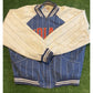 Vintage Cleveland Indians jacket mens medium blue white chief wahoo Mirage RK