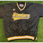 Vintage Pittsburgh steelers jacket mens medium black yellow pullover starter 90s