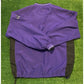 Vintage Mount Union Raiders jacket mens medium purple black pullover D