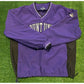 Vintage Mount Union Raiders jacket mens medium purple black pullover D