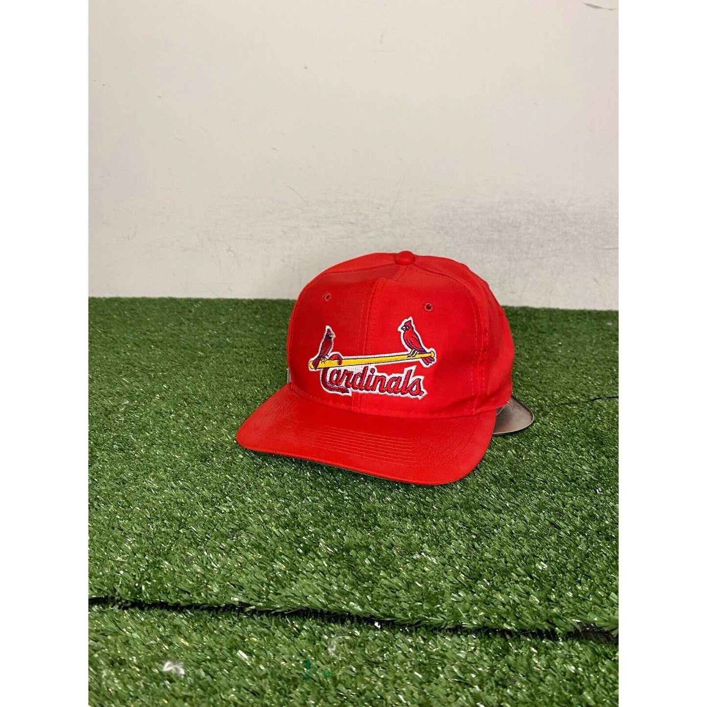 Vintage St Louis Cardinals hat cap snap back red baseball mlb mens The Game 90s