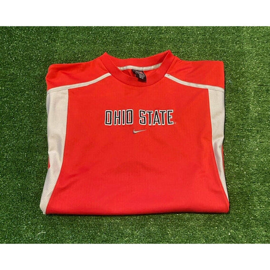 Vintage Ohio State buckeyes shirt extra large red black center swoosh Y2K retro
