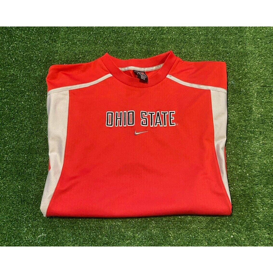 Vintage Ohio State buckeyes shirt extra large red black center swoosh Y2K retro