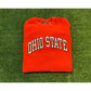 Vintage Y2K Retro Ohio State Buckeyes arch crewneck sweatshirt medium red