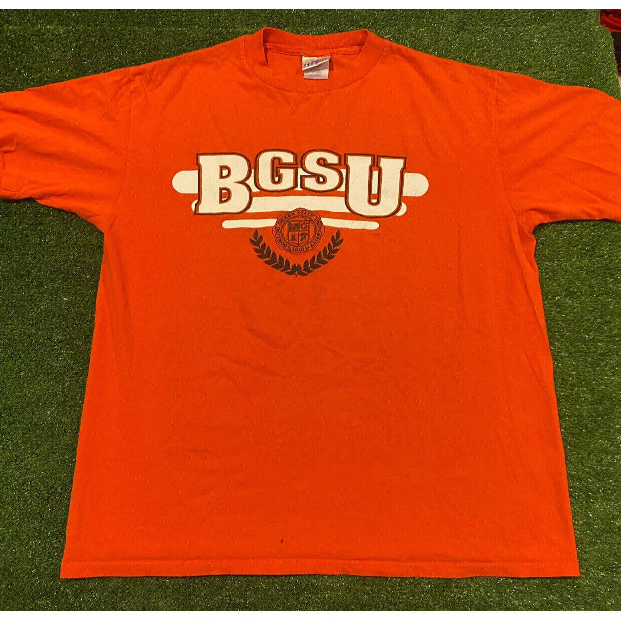 Vintage Bowling Green Falcons shirt extra large orange football Y2K Retro BGSU