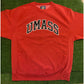 Vintage UMASS Minuteman sweatshirt mens XXL crew neck Steve & Barrys Y2K red